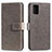 Custodia Portafoglio In Pelle Cover con Supporto L02 per Samsung Galaxy A71 4G A715 Grigio