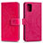 Custodia Portafoglio In Pelle Cover con Supporto L02 per Samsung Galaxy A71 4G A715 Rosa Caldo