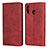 Custodia Portafoglio In Pelle Cover con Supporto L02 per Samsung Galaxy M10S Rosso