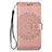 Custodia Portafoglio In Pelle Cover con Supporto L02 per Samsung Galaxy S20 5G Oro Rosa