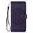 Custodia Portafoglio In Pelle Cover con Supporto L02 per Samsung Galaxy S20 5G Viola