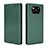 Custodia Portafoglio In Pelle Cover con Supporto L02 per Xiaomi Poco X3 Pro Verde