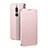 Custodia Portafoglio In Pelle Cover con Supporto L02 per Xiaomi Redmi 8 Oro Rosa