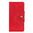 Custodia Portafoglio In Pelle Cover con Supporto L02 per Xiaomi Redmi Note 9 Pro Rosso