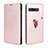 Custodia Portafoglio In Pelle Cover con Supporto L02Z per Asus ROG Phone 3 Oro Rosa