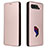 Custodia Portafoglio In Pelle Cover con Supporto L02Z per Asus ROG Phone 5 Pro Oro Rosa