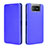 Custodia Portafoglio In Pelle Cover con Supporto L02Z per Asus ZenFone 8 Flip ZS672KS Blu