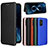 Custodia Portafoglio In Pelle Cover con Supporto L02Z per Asus Zenfone 8 ZS590KS