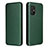 Custodia Portafoglio In Pelle Cover con Supporto L02Z per Asus Zenfone 8 ZS590KS Verde
