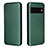 Custodia Portafoglio In Pelle Cover con Supporto L02Z per Google Pixel 6 5G Verde