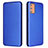 Custodia Portafoglio In Pelle Cover con Supporto L02Z per HTC Desire 21 Pro 5G Blu