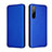 Custodia Portafoglio In Pelle Cover con Supporto L02Z per HTC Desire 22 Pro 5G Blu