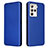 Custodia Portafoglio In Pelle Cover con Supporto L02Z per HTC U23 5G Blu