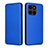 Custodia Portafoglio In Pelle Cover con Supporto L02Z per Huawei Honor X6a Blu