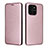 Custodia Portafoglio In Pelle Cover con Supporto L02Z per Huawei Honor X6a Oro Rosa