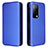 Custodia Portafoglio In Pelle Cover con Supporto L02Z per Huawei Mate X2 Blu