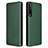 Custodia Portafoglio In Pelle Cover con Supporto L02Z per LG Stylo 7 Verde