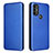 Custodia Portafoglio In Pelle Cover con Supporto L02Z per Motorola Moto G Play (2023) Blu