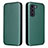 Custodia Portafoglio In Pelle Cover con Supporto L02Z per Motorola Moto G200 5G Verde