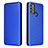 Custodia Portafoglio In Pelle Cover con Supporto L02Z per Motorola Moto G50 Blu