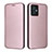 Custodia Portafoglio In Pelle Cover con Supporto L02Z per Motorola Moto G54 5G Oro Rosa