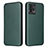 Custodia Portafoglio In Pelle Cover con Supporto L02Z per Motorola Moto G72 Verde