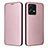 Custodia Portafoglio In Pelle Cover con Supporto L02Z per Motorola Moto G84 5G Oro Rosa