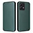 Custodia Portafoglio In Pelle Cover con Supporto L02Z per Motorola Moto G84 5G Verde