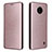 Custodia Portafoglio In Pelle Cover con Supporto L02Z per Nokia C10 Oro Rosa