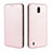 Custodia Portafoglio In Pelle Cover con Supporto L02Z per Nokia C2 Oro Rosa