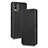 Custodia Portafoglio In Pelle Cover con Supporto L02Z per Nokia C210 Nero