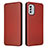 Custodia Portafoglio In Pelle Cover con Supporto L02Z per Nokia G60 5G Marrone