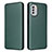 Custodia Portafoglio In Pelle Cover con Supporto L02Z per Nokia G60 5G Verde