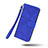 Custodia Portafoglio In Pelle Cover con Supporto L02Z per Nothing Phone 1 Blu