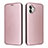 Custodia Portafoglio In Pelle Cover con Supporto L02Z per Nothing Phone 2 Oro Rosa