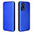 Custodia Portafoglio In Pelle Cover con Supporto L02Z per Oppo A16 Blu