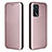 Custodia Portafoglio In Pelle Cover con Supporto L02Z per Oppo A16s Oro Rosa