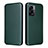 Custodia Portafoglio In Pelle Cover con Supporto L02Z per Oppo A57 5G Verde