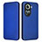 Custodia Portafoglio In Pelle Cover con Supporto L02Z per Oppo Reno11 5G Blu