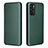 Custodia Portafoglio In Pelle Cover con Supporto L02Z per Oppo Reno6 5G Verde