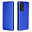 Custodia Portafoglio In Pelle Cover con Supporto L02Z per Oppo Reno6 Pro 5G Blu