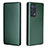 Custodia Portafoglio In Pelle Cover con Supporto L02Z per Oppo Reno6 Pro 5G Verde