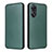 Custodia Portafoglio In Pelle Cover con Supporto L02Z per Oppo Reno8 T 4G Verde