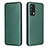 Custodia Portafoglio In Pelle Cover con Supporto L02Z per Realme GT Master 5G Verde