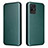 Custodia Portafoglio In Pelle Cover con Supporto L02Z per Realme Narzo 50 4G Verde