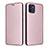 Custodia Portafoglio In Pelle Cover con Supporto L02Z per Samsung Galaxy A03 Oro Rosa