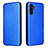 Custodia Portafoglio In Pelle Cover con Supporto L02Z per Samsung Galaxy A04s Blu