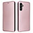 Custodia Portafoglio In Pelle Cover con Supporto L02Z per Samsung Galaxy A14 4G Oro Rosa