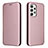 Custodia Portafoglio In Pelle Cover con Supporto L02Z per Samsung Galaxy A53 5G Oro Rosa