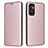 Custodia Portafoglio In Pelle Cover con Supporto L02Z per Samsung Galaxy F13 4G Oro Rosa